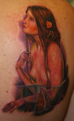 Tattoos - Tim Harris - Waterhouse Girl